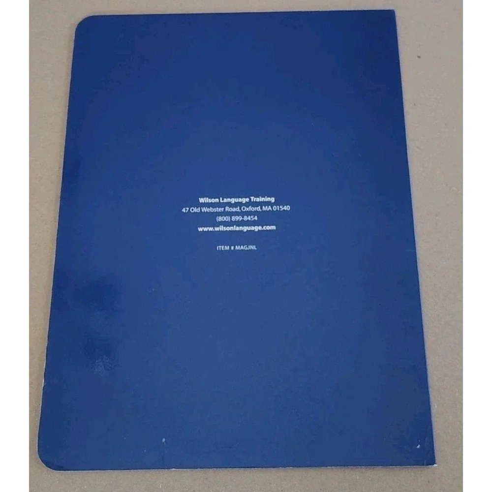 Wilson Magnetic Journal ITEM MAGJNL Wilson Language Training No Letter Tiles